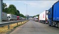 Опашка от камиони затвори за движение пътя Русе - Мартен