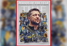 От списанието посочиха че Зеленски е вдъхновил украинците и е