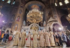 Литургията бе отслужена от Мелнишкия епископ Герасим и Белоградчишкия епископ