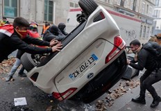 Протестът прерасна в насилиеАрестът на френския пенсионер заподозрян в убийството