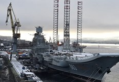 Руски държавни медии съобщиха днес за пожар на борда на