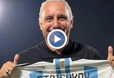 Стоичков беше специален гост на тренировката преди сблъсъка с ХърватияХристо