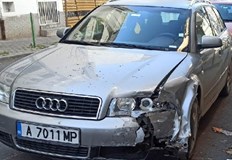 48 годишният шофьор се е блъснал в паркиран автомобил48 годишен