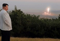 Това е поредното ракетно изпитание на Северна Корея от осем