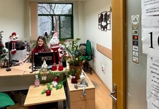 Петя Анчева се е погрижила за коледното настроение в приходната