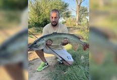 Стефан Димитров е успял да провокира хищническия инстинкт на рибата