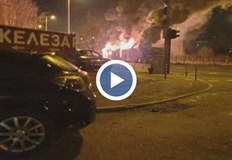 Няма пострадали при инцидентаПожар в автобус на градския транспорт в