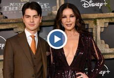 Актрисата представи сериала National Treasure Edge of HistoryКатрин Зита Джоунс със