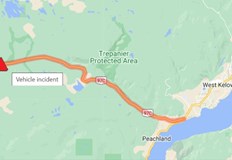 Инцидентът е станал близо до град Мерит където температурите паднаха