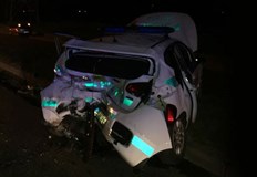 При инцидента има и блъсната патрулкаТежка катастрофа на Подбалканския път