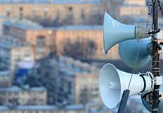 Картата на сигналите за въздушна тревога показва в червено цялата