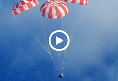 Апаратът се озова край бреговете на МексикоКапсулата на НАСА Орион