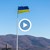 Украинската армия издигна националния флаг на левия бряг на река Днепър