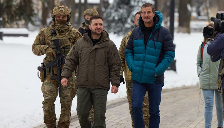 Грилс ще заснеме документален филм за оцеляването в Украйна по време на войната