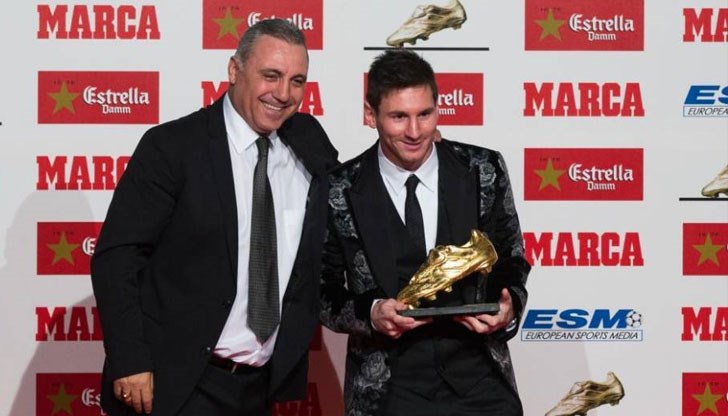 Камата публикува снимка с капитана на "албиселесте"