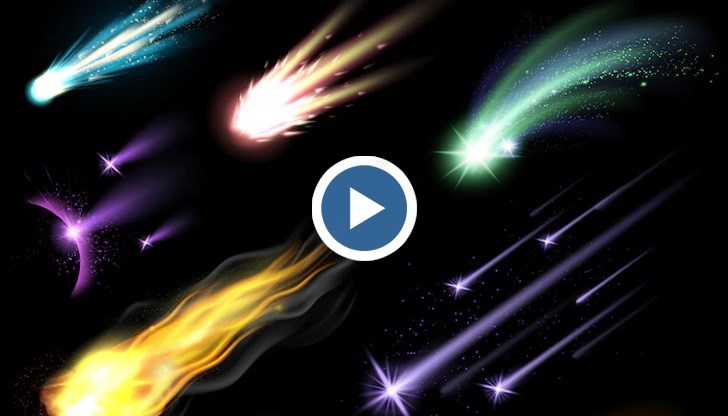 Кадрите с огненото кълбо са уловени от домашна охранителна камера