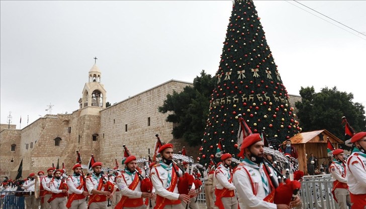 Традиционната процесия до Витлеем тръгна от Йерусалим по обяд