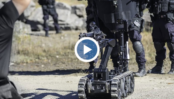 Роботи може да бъдат използвани за обезвреждане на заподозрени, които представляват риск от загуба на живот