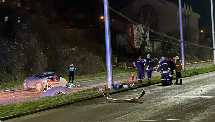 Инцидентът стана малко след 21:20 ч. в петък вечертаТри станаха