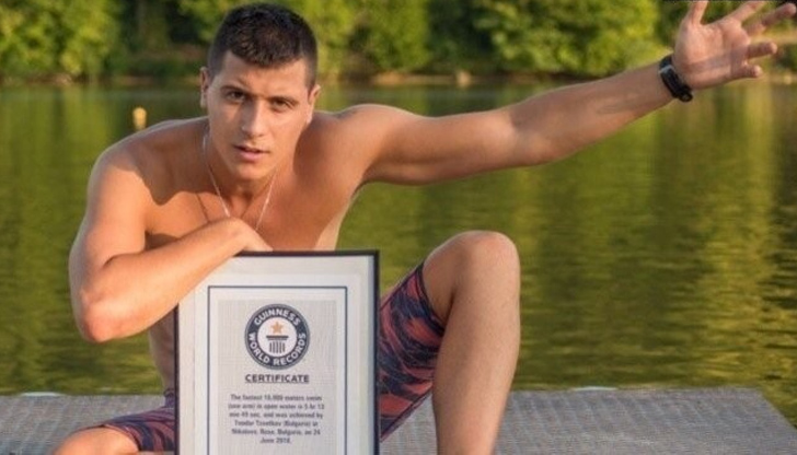 Цветков е единственият човек в света, успял да преплува 10