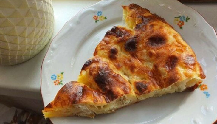 Да ви е сладко!Получи се вкусна баница, която много прилича