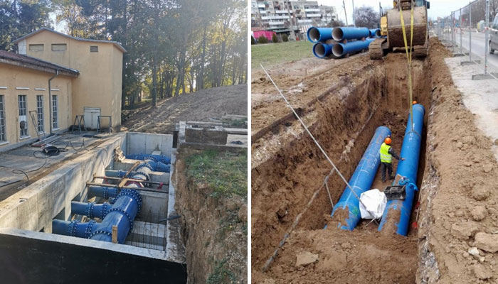 Готова е канализацията в кварталите Средна кула и ДолапитеИзграждането на