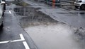 Новият асфалт в Русе върви с локвите