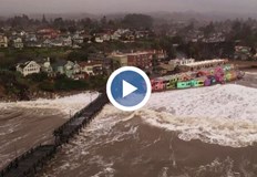 Мощна стихия се разрази в района донасяйки със себе си