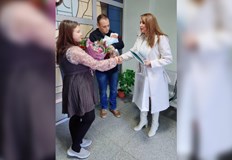 Владимир е с тегло 3950 грама и е 49 смЗам кметът