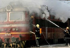Пореден инцидент със самозапалване на влакВлак се запали край Лом