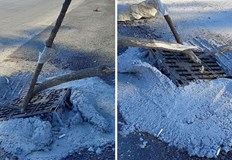 Състоянието на пътна шахта буди много въпроси и изправя косите