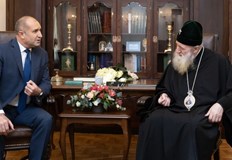 Президентът Румен Радев отиде лично да го поздравиНа своя имен