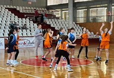 Финалните мачове от Общинското първенство по баскетбол за момчета и