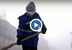 Температурата в Мохе на границата с Русия се задържа под