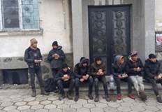 На бежанците се натъкнал местен овчарГрупа от 8 нелегални мигранти