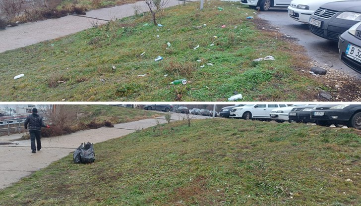 Пълномощникът на кмета за район "Център" - Владимир Димитров сподели снимки от кея "преди" и "след"
