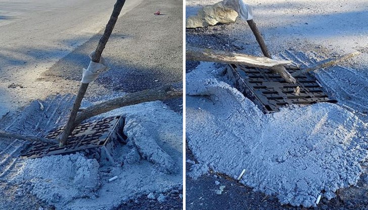 Състоянието на пътна шахта буди много въпроси и изправя косите на шофьорите Състоянието на пътна шахта буди много въпроси и изправя косите на шофьорите