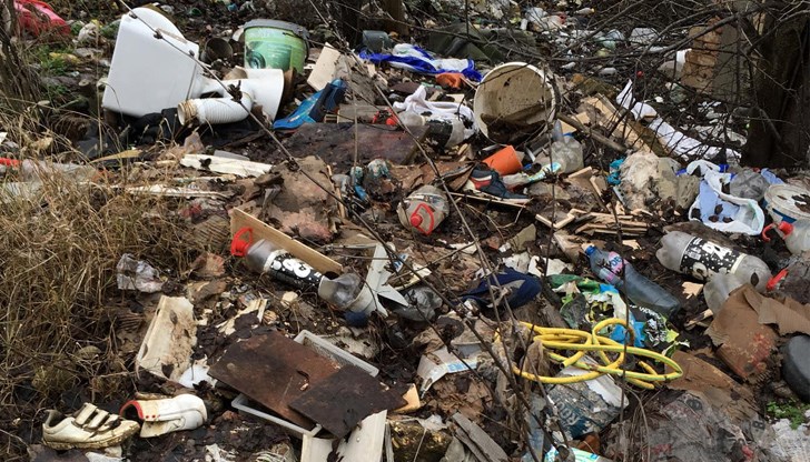 Сметището е в района на месодобивно предприятие "Николов 95" ЕООД - град Русе