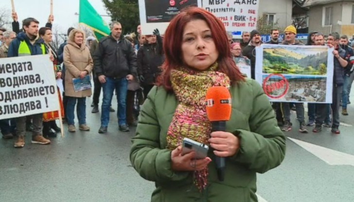 Хората протестират срещу изграждането на кариера за добив на мрамор около Горнослав