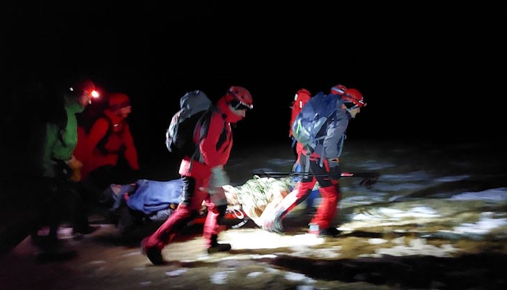 Свалиха до лифта на Паничище 28-годишния турист, пострадал под връх Калин