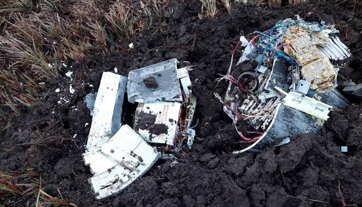 Патрул на гранична полиция се е натъкнал на фрагментите