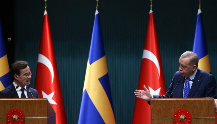 Това стана ясно от изказване на Реджеп Ердоган на съвместната пресконференция с шведския премиер Това стана ясно от изказване на Реджеп Ердоган на съвместната пресконференция с шведския премиер