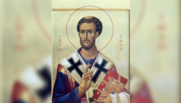 Тимотей бил ученик на Свети апостол ПавелНа 22-ри януари Православната