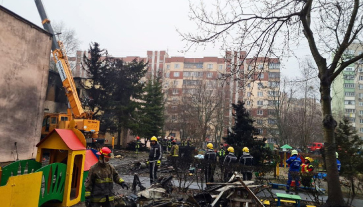 Сред загиналите са министърът на вътрешните работи на Украйна, неговият