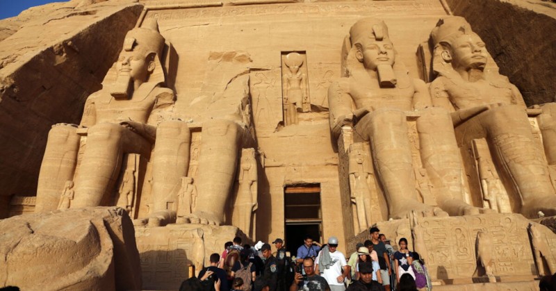 Скулптурата е в древния южен град АсуанЕгипетските власти съобщиха, че