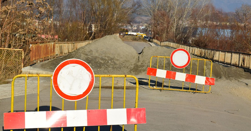 Демонстрацията е организирана от жителите на пет села, които са