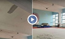 Мазилка от таван на спортна зала падна по време на тренировка на деца
