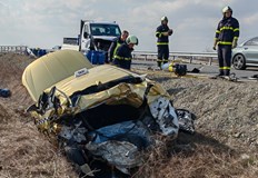 Мъжът е починал на мястоТежка катастрофа стана преди около час