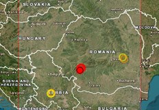 Трусът е усетен в 15 16 часаЗеметресение разлюля Румъния днес в