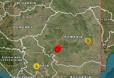 Трусът е усетен в 15 16 часаЗеметресение разлюля Румъния днес в